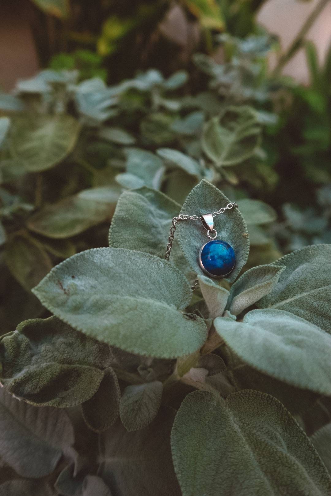 DAYA Lapis Lazuli Necklace - Silver