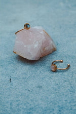 Load image into Gallery viewer, ODESSA Rainbow Moonstone Ring Rose Gold
