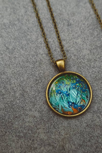 Vincent Van Gogh Art Prints Pendant Necklaces - Bronze