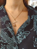 Load image into Gallery viewer, Rose Pendant Necklace - Gold
