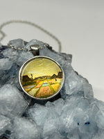 Load image into Gallery viewer, Vincent Van Gogh Art Prints Pendant Necklaces - Silver

