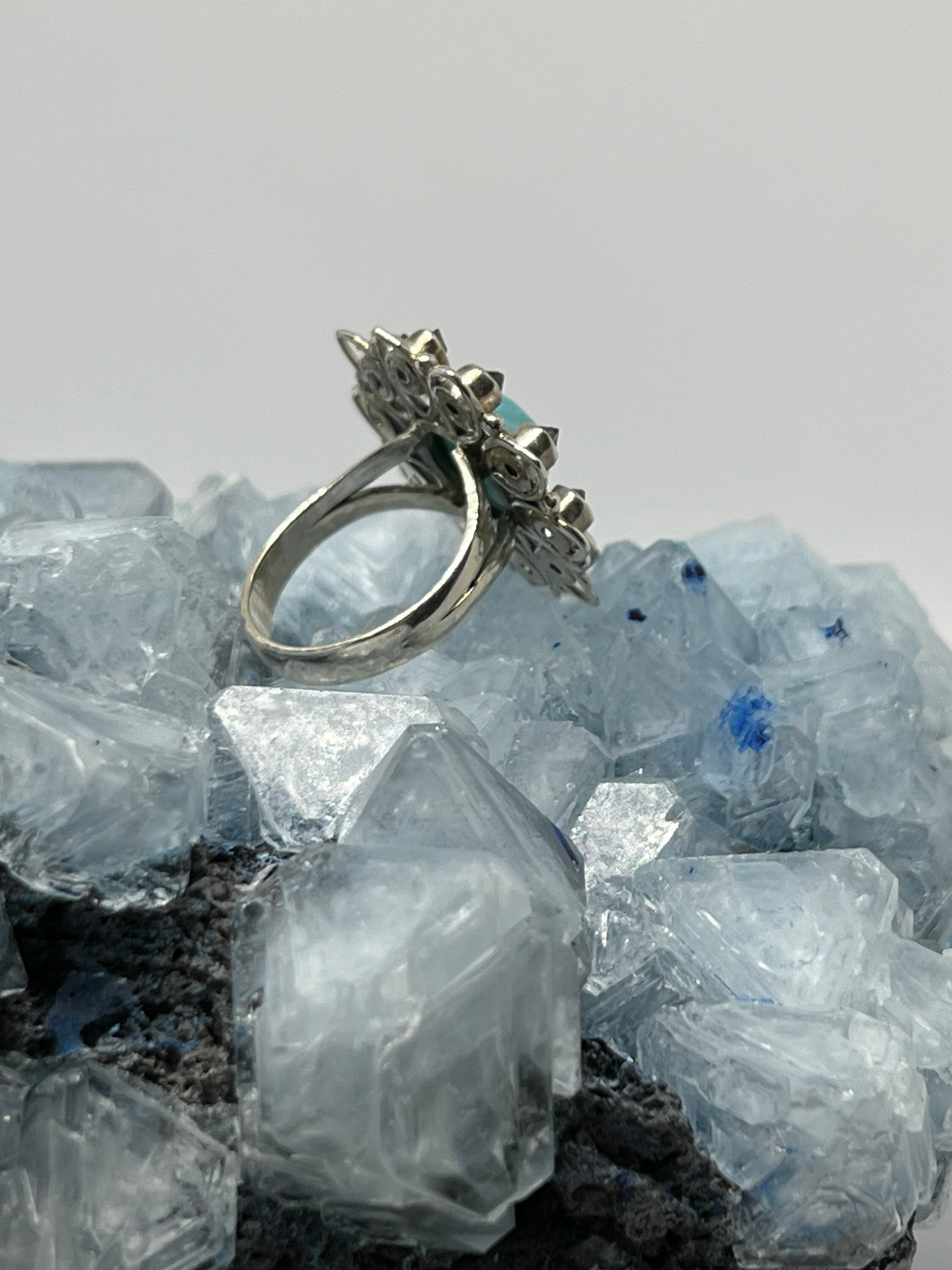 Rainbow Topaz Ring - 925 Silver