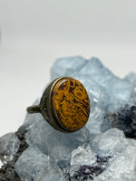 Load image into Gallery viewer, Mariam Japer Oval Ring - Bronze
