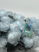 Load image into Gallery viewer, Quantum Quattro Teardrop Necklace 925 Silver, quantum quattro jewelry silver, quantum quattro pendant necklace, teacher appreciation gift
