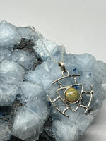 Carica l&#39;immagine nel visualizzatore di Gallery, jewelry opal necklace, opal necklace, opal jewelry pendant, opal chain necklace, genuine opal necklace, genuine opal pendant, 
