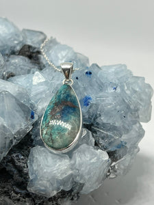 Quantum Quattro Teardrop Necklace 925 Silver, quantum quattro jewelry silver, quantum quattro pendant necklace, teacher appreciation gift