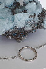 Load image into Gallery viewer, O Ring Collar Chain Necklace - Silver
