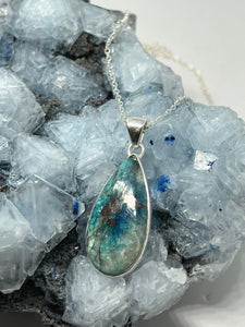 Quantum Quattro Teardrop Necklace 925 Silver, quantum quattro jewelry silver, quantum quattro pendant necklace, teacher appreciation gift