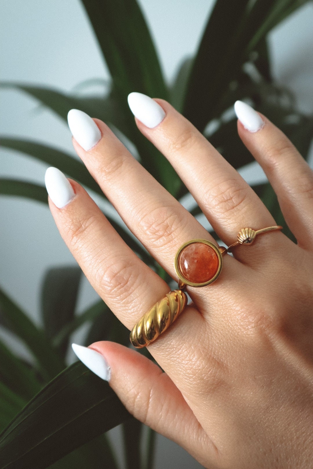 CONCH Shell Ring - Gold