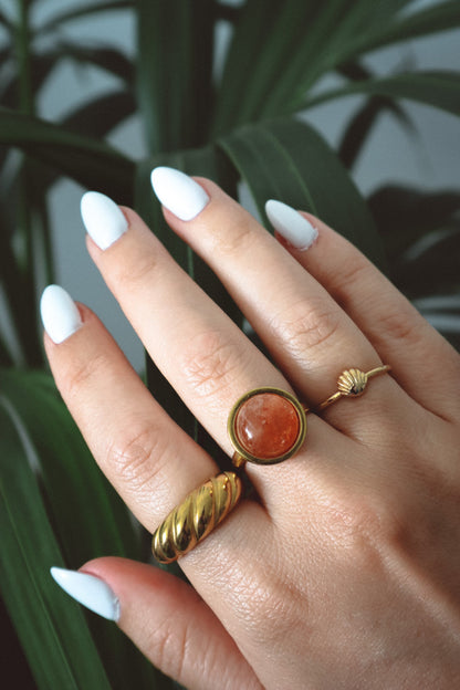 CONCH Shell Ring - Gold