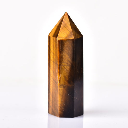 Natural Tiger Eye Crystal Point