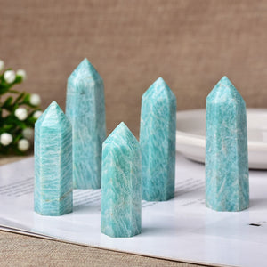 Natural Amazonite Crystal Point